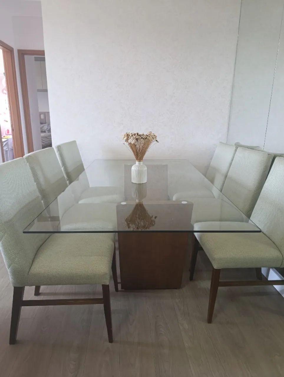 Mesa de jantar de madeira - Foto 2