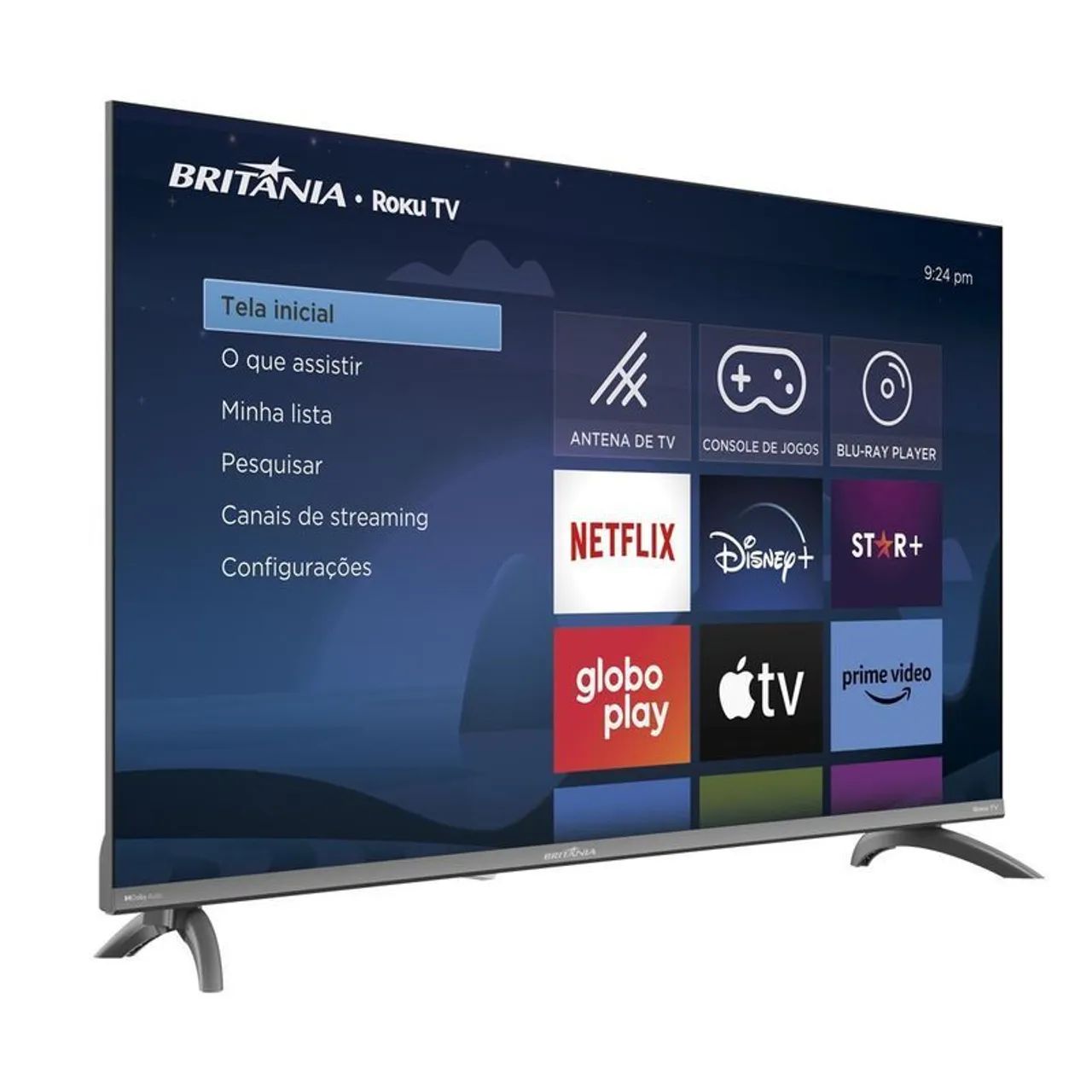 TV Smart Britânia Roku 40" com defeito na tela - Foto 2
