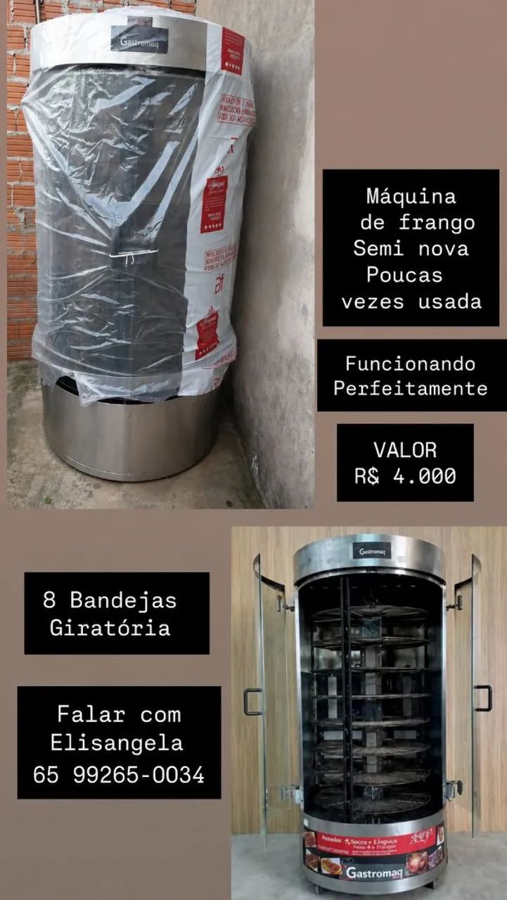 Maquina de assar grande