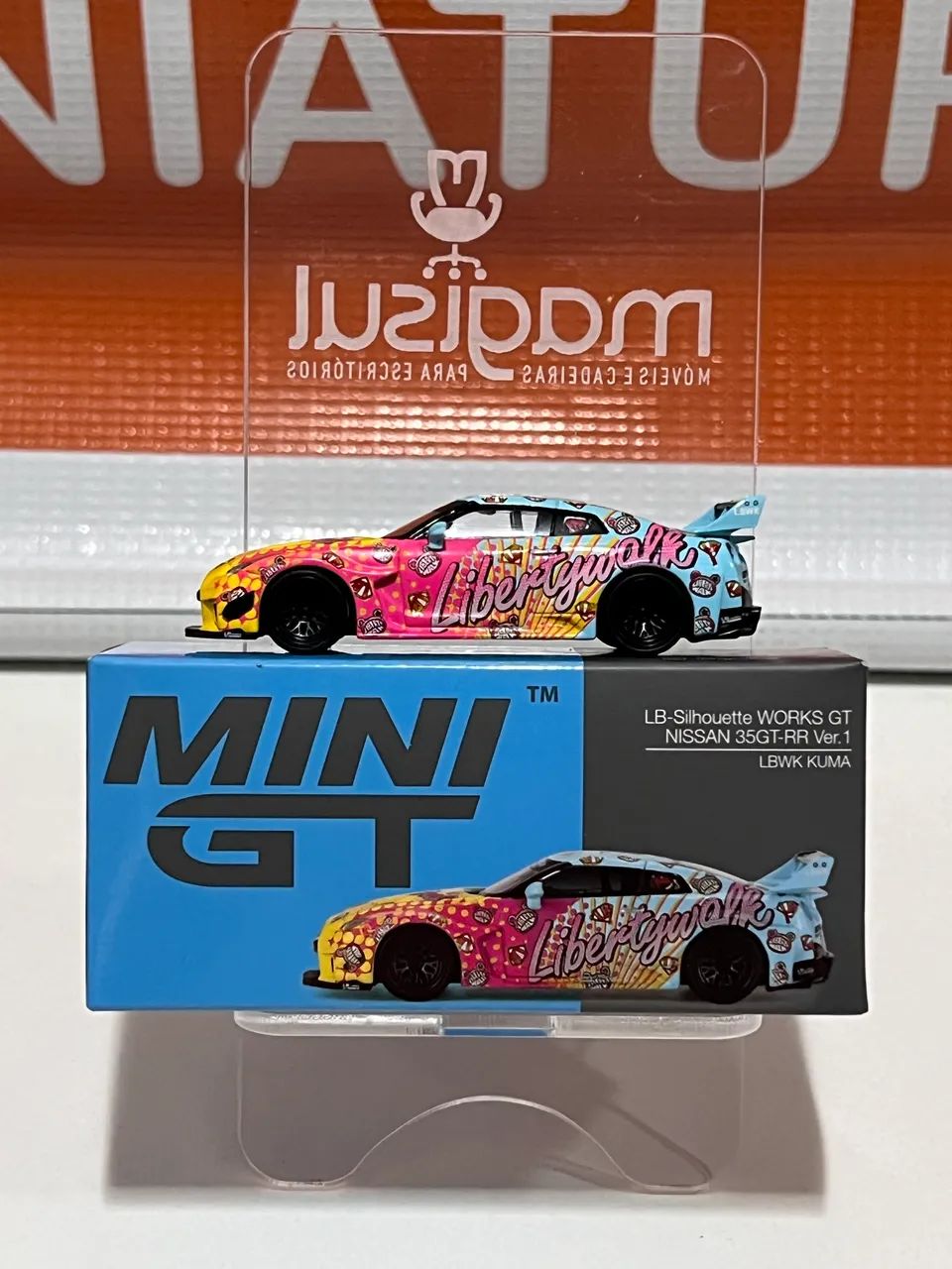 MINIGT LB ★ Works Nissan GT-R リバティーNo.66 Mini GT Nissan GT-R R35 LBWK Liberty Walk 1:64 - Peças e