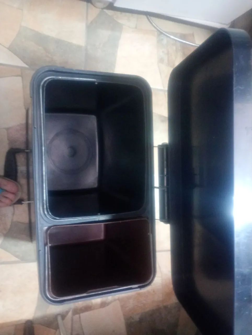 Lixeira Poubelle Hailo Oko Duo Plus L Zil 17 + 9 - Foto 4