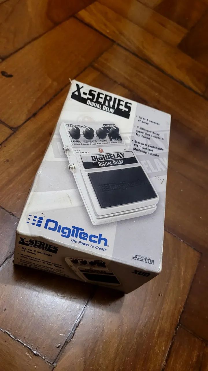 Pedal DigiDelay X-Series - Digitech com Caixa e Manual - Delay