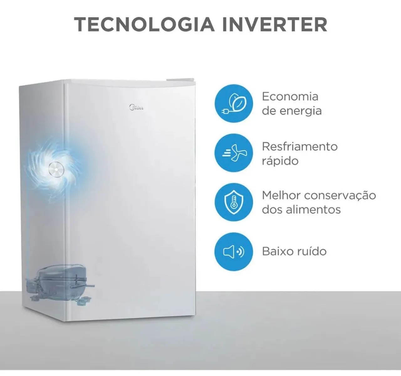 Vendo Frigobar Midea 93 litros - Foto 2