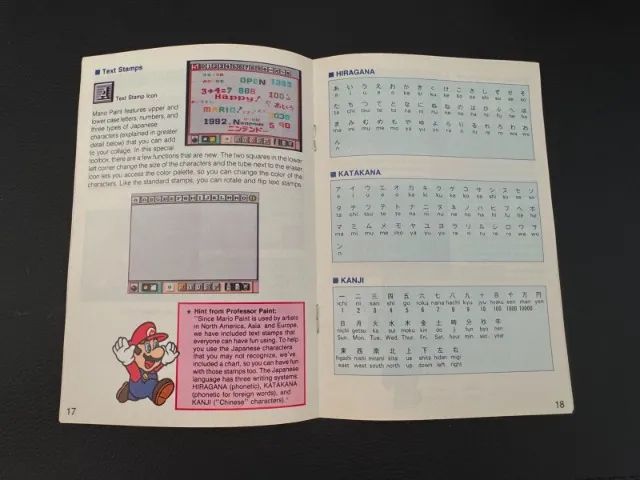 Manual Mario Paint Super Nintendo Original - Foto 2
