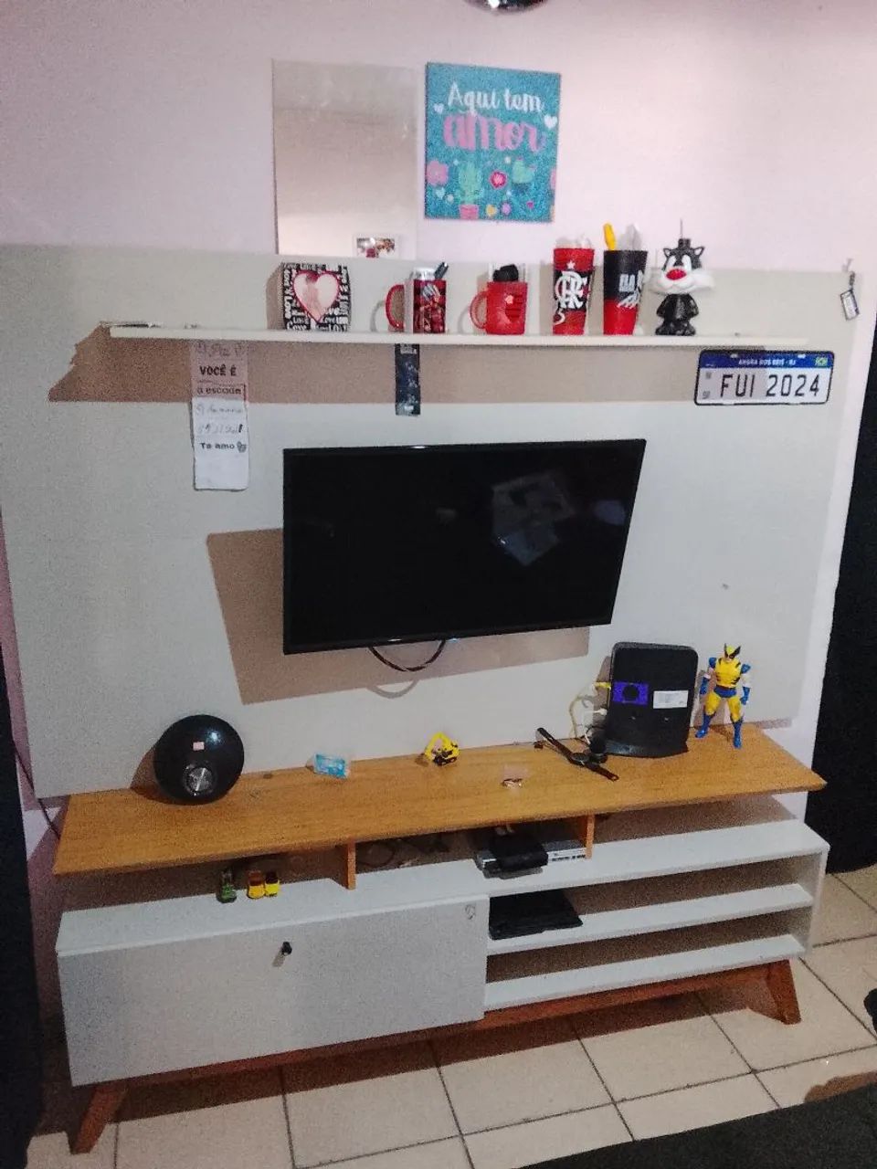 Vendo rack e painel top - Foto 2