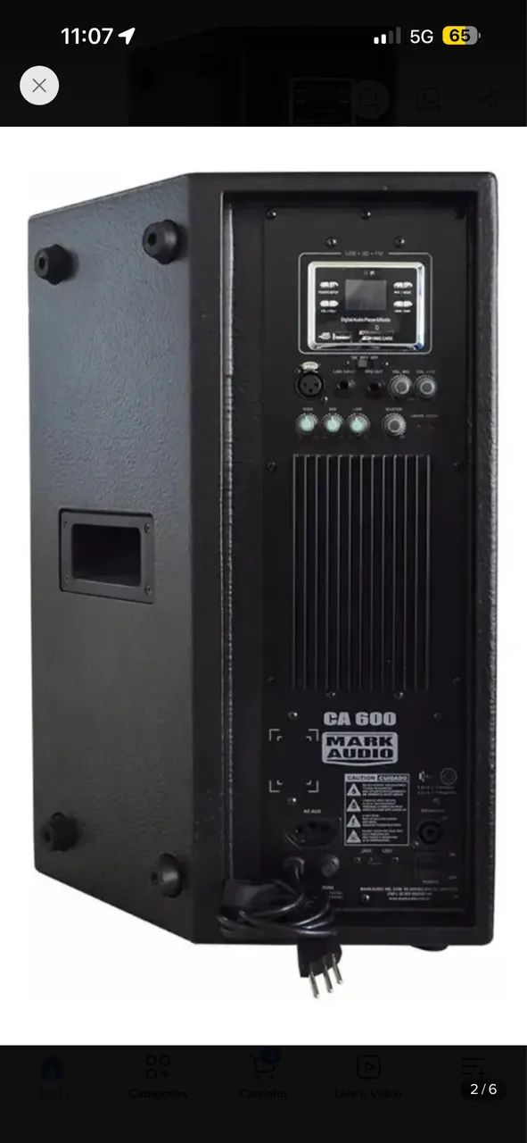 Monitor de áudio de 12 mark audio case incluso  - Foto 3