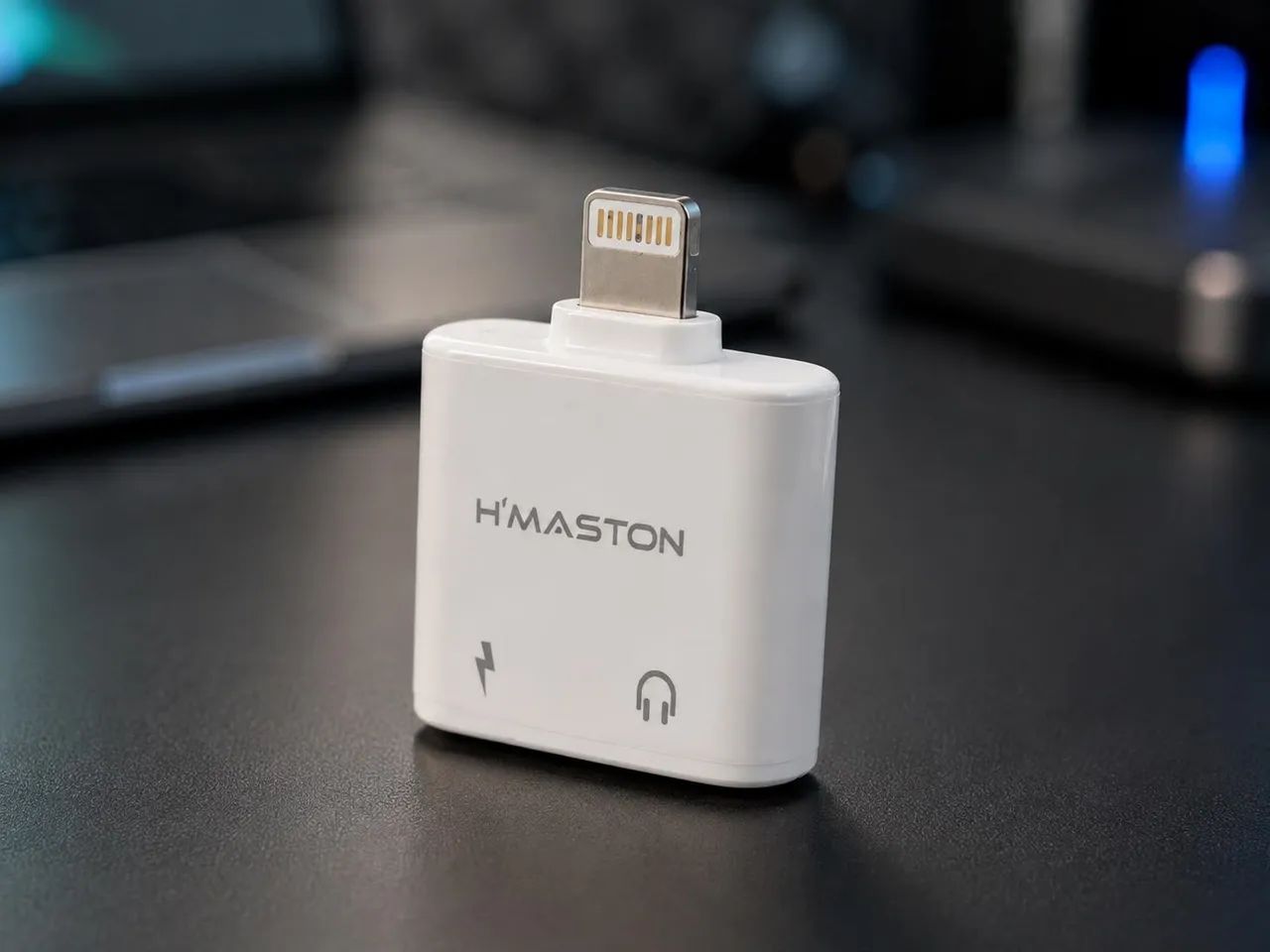 Adaptador Lightning para P2 e Carregador H?Maston HZ-178 - Foto 5