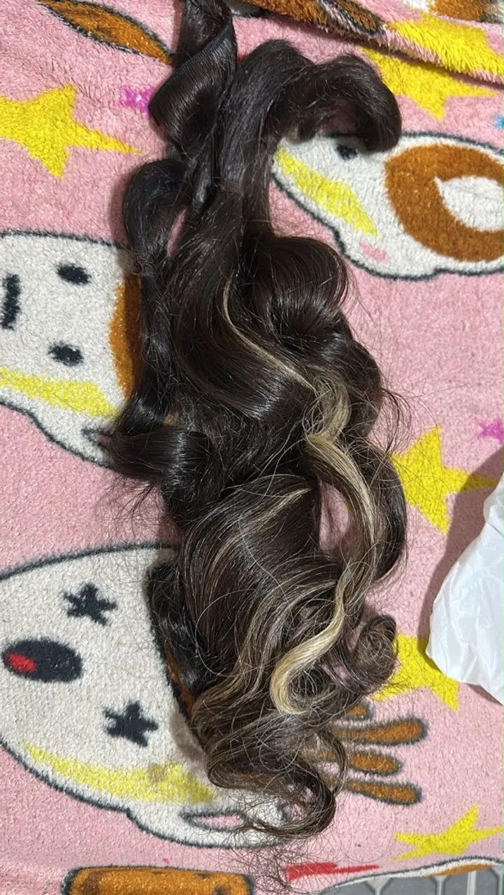Cabelo brasileiro humano