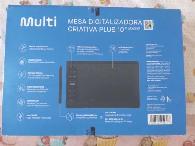 Mesa Digitalizadora Multilaser  Criativa Plus