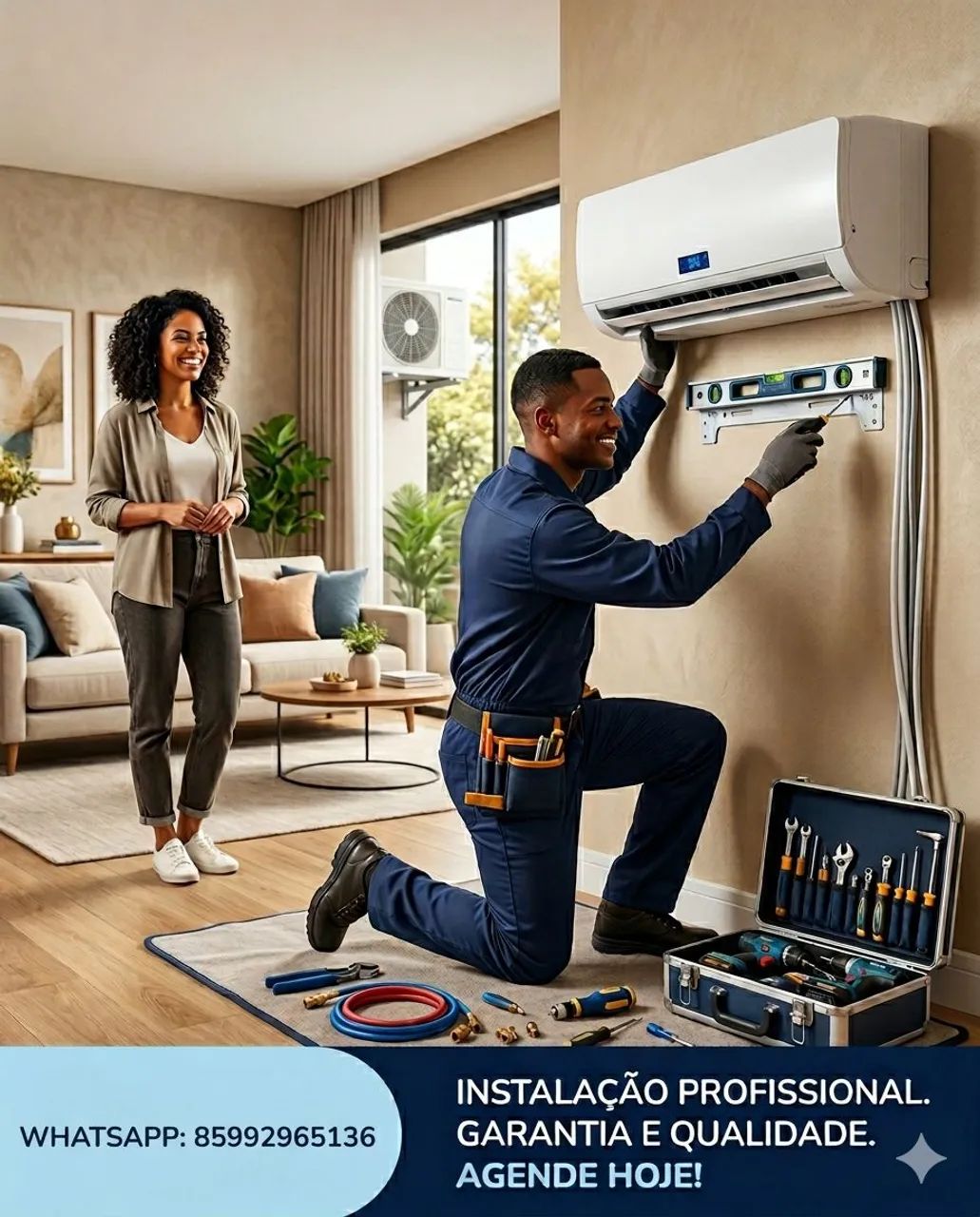 Instalação Profissional de Ar-Condicionado com Qualidade e Garantia - Foto 2