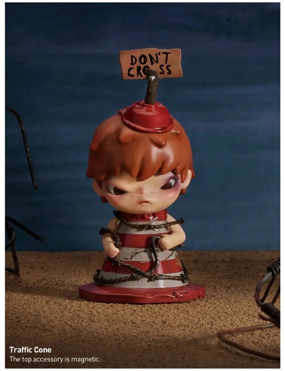 POP MART HIRONO SHELTER SERIES TRAFFIC CONE ORIGINAL BLIND BOX COM CARD - Foto 2