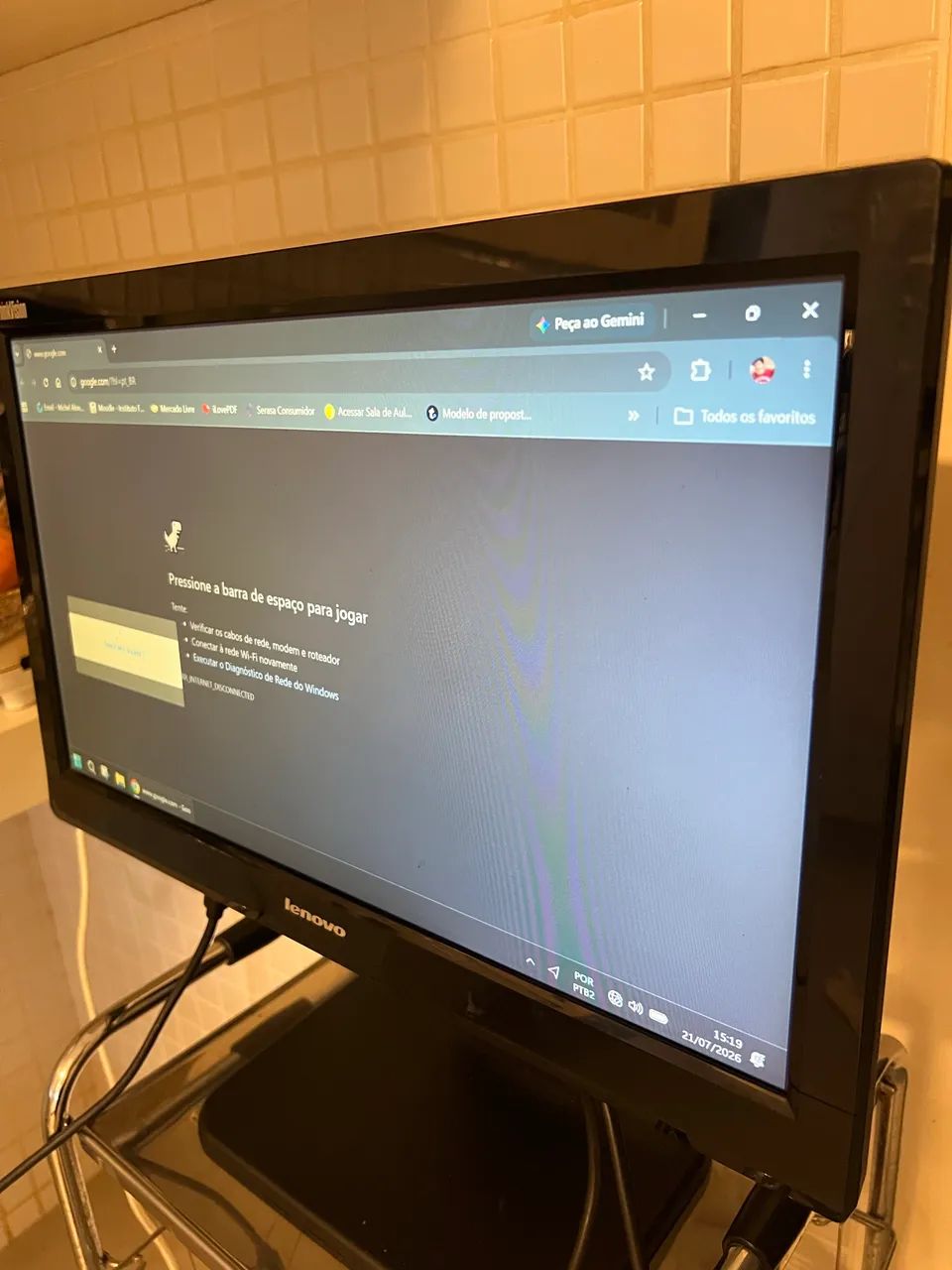 Monitor Lenovo LED 19.5 E2003Ba - Foto 3