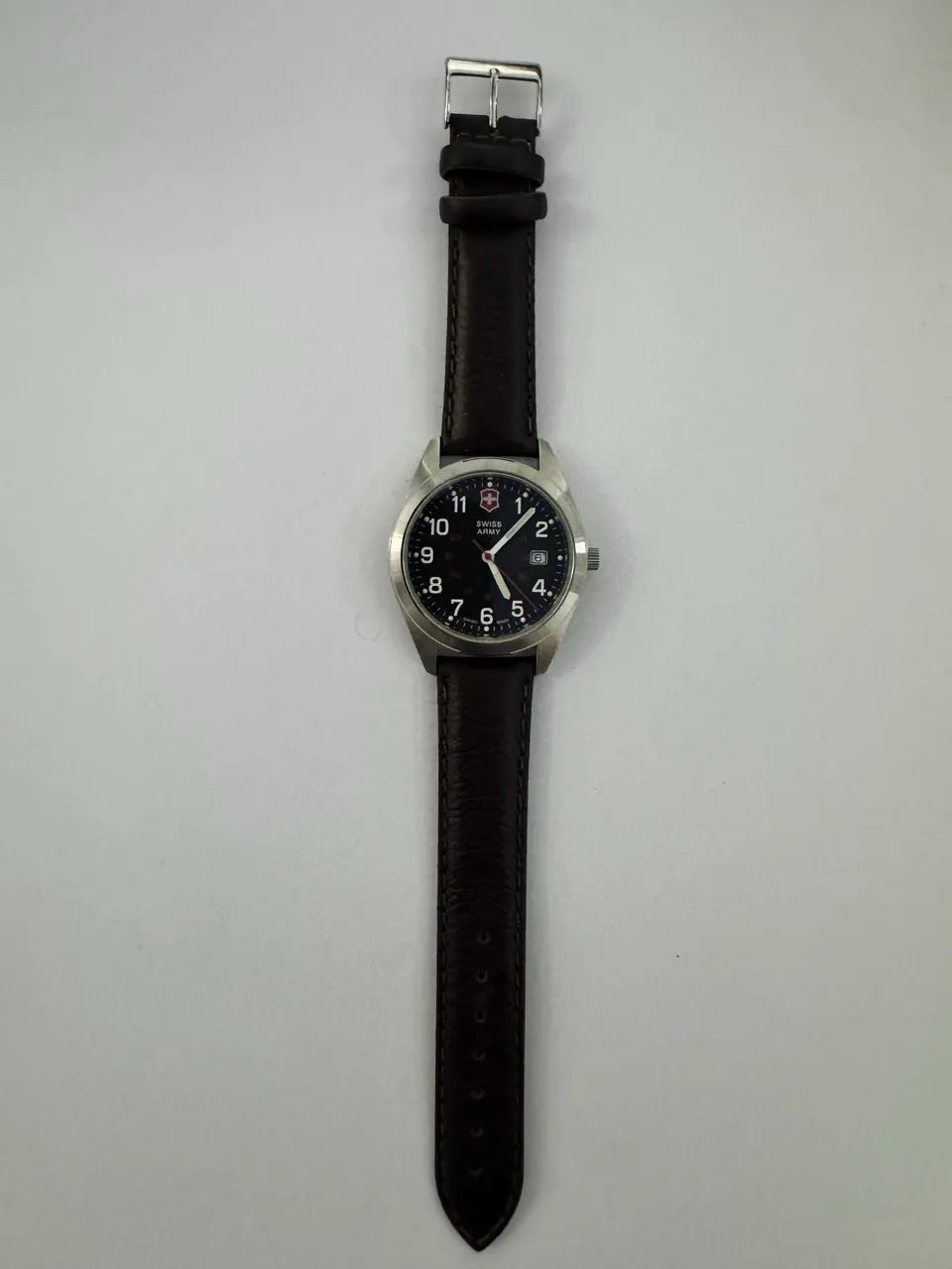 Relógio Swiss Army Masculino - Pulseira de Couro e Bateria Novas - Foto 2