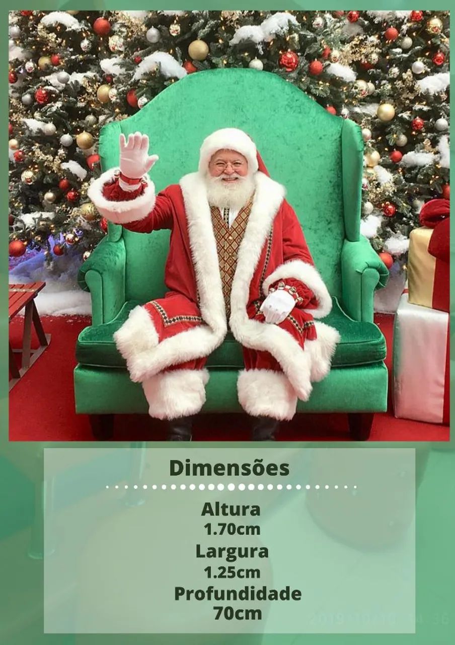 Trono do Papai Noel - Foto 4