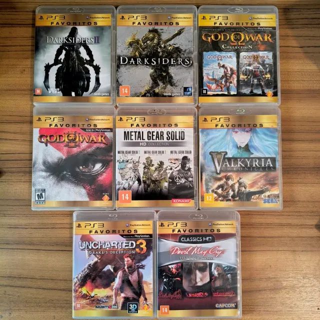 Combo Jogos Coleção Favoritos PS3 Originais LEIA!! - Jogos de