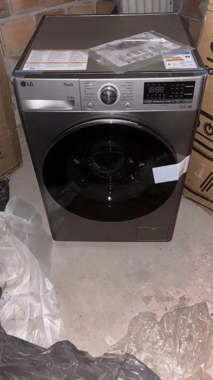 Lava e seca CV5014PC4A VC4 Smart 14kg automática com inteligência artificial. - Foto 2