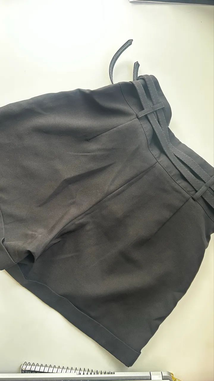 Short alfaiataria preto  - Foto 2