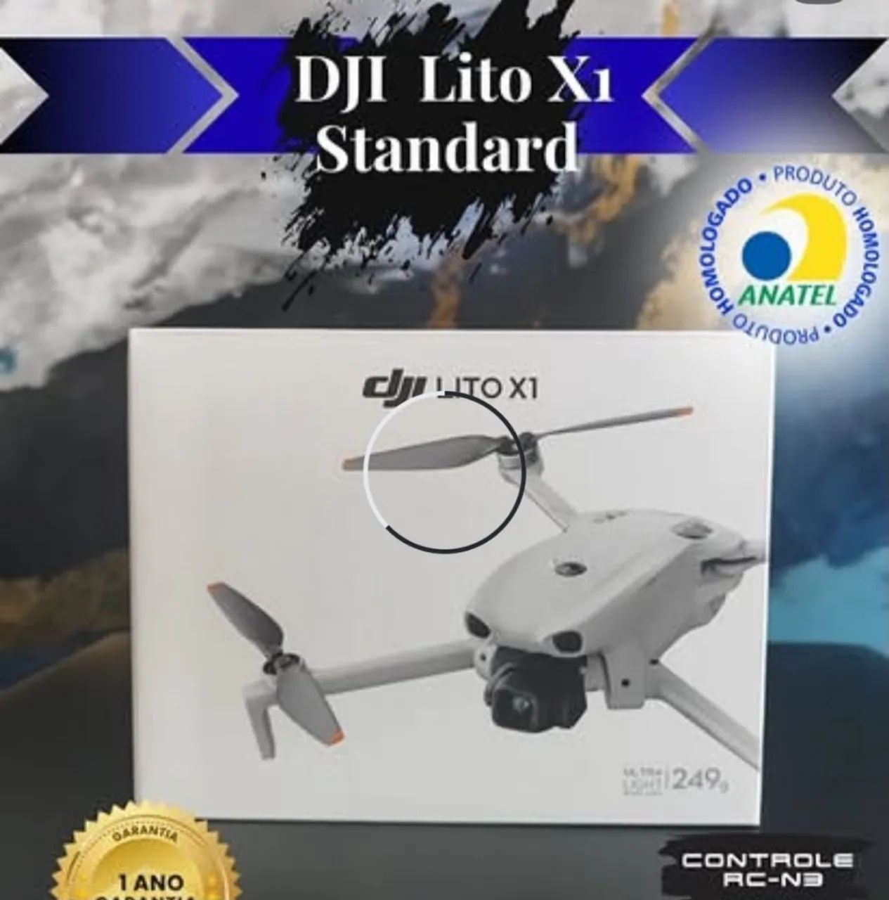 Drone 5 dias de uso novo zero! - Foto 3