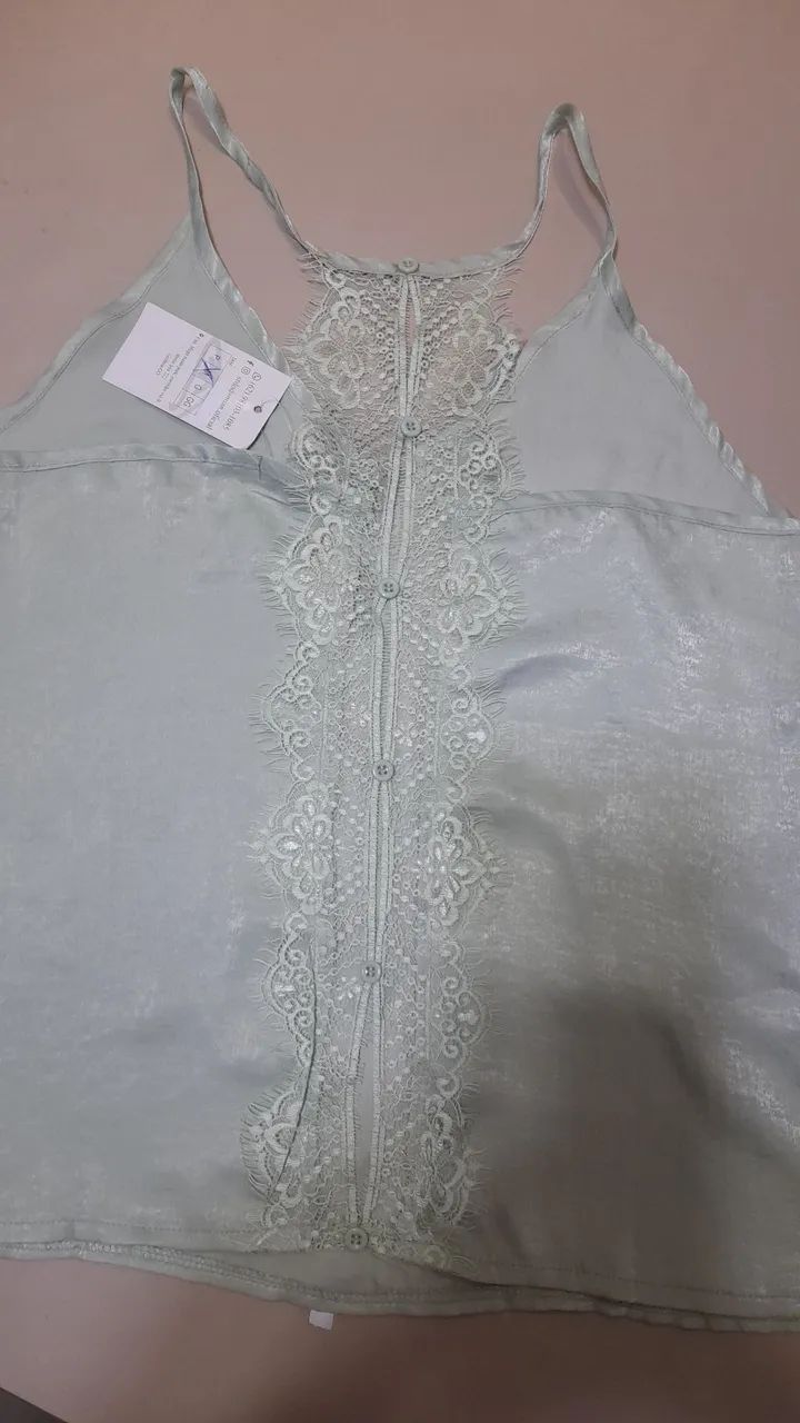 Vendo regata feminina de seda,  Renner, nova ,Tam M.  - Foto 3