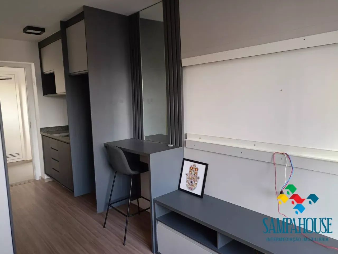 Studio 28 metros , pronto para mudar , mobiliado! - Foto 3