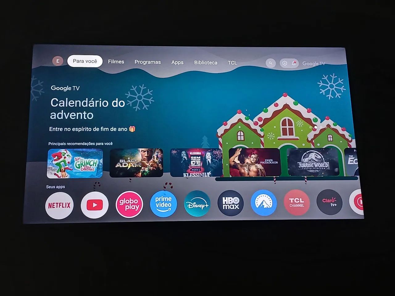 Tv nova 50plg TCL  R$:1250