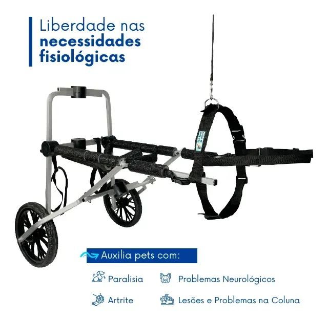 Cadeira de Rodas Cachorro - Foto 3