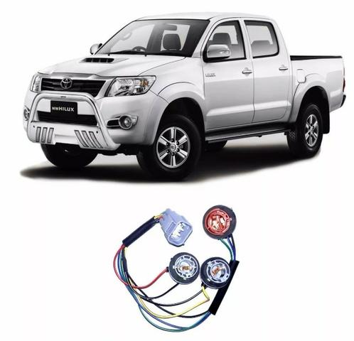 Soquete Lanterna Traseira Hilux 06 10 11 12 13 14 15 - Foto 2