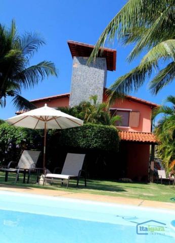 Casa com 4 dormitórios para alugar, 400 m² por R$ 1.400,00/dia - Itacimirim - Camaçari/BA - Foto 2