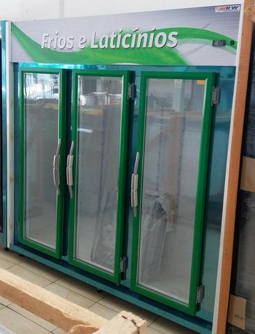 Expositor, Refrigerador Auto Serviço 3 Portas