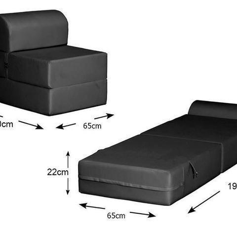 Promoção! Sofá Cama Paropas Multiuso New Solteiro Courino