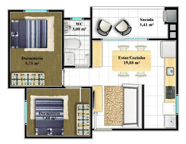 R-2 -165-273 Apartamento para venda com elevador, Costa e Silva Joinville - Foto 5