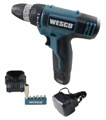 Parafusadeira Furadeira 12v Biv Ws2532 Wesco + Brinde pro - Foto 5