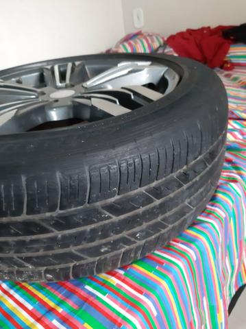 Ótimas roda da Bmw m6 aro 18 R56 aro com nenhum grave pnel bom com a numeração 245/45 - Foto 4