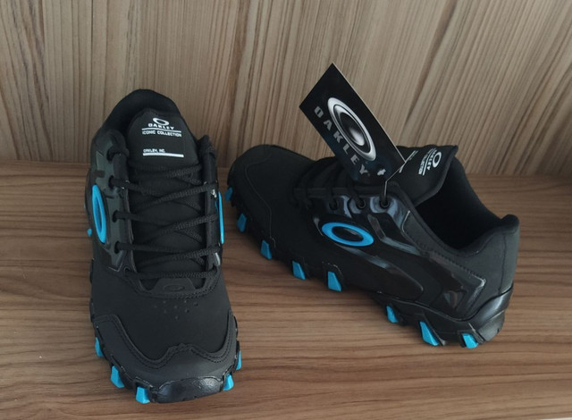 oakley hardshell preto e azul