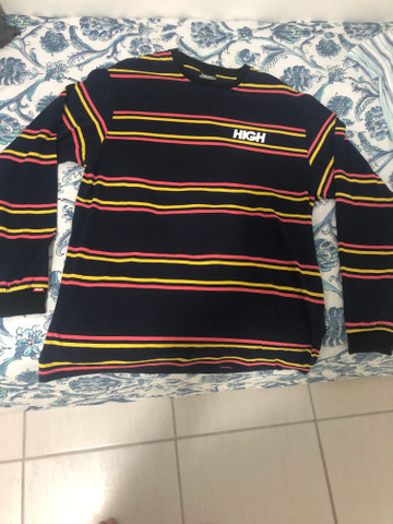 blusa manga longa high