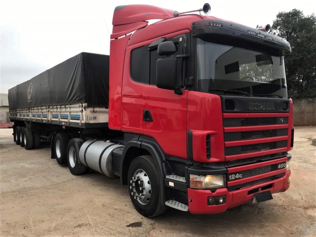 SCANIA 124 400 ANO 2002 6X2 + CARRETA LS RANDON ANO 95