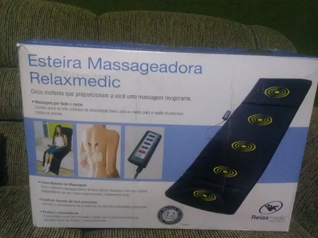 Esteira massageadora Relaxmedic nova