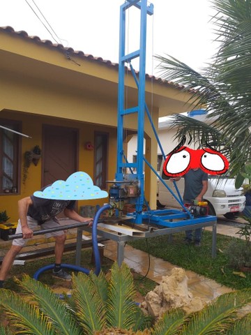 Vendo ou troco Máquina de perfurar poço com 60 m de haste! - Foto 3