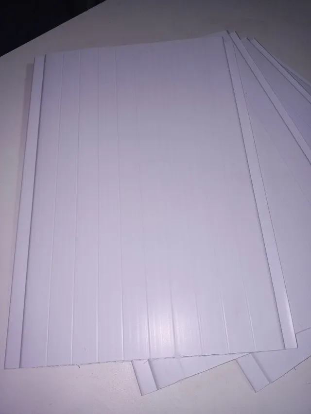 Forro pvc branco frisado 22,00 avista