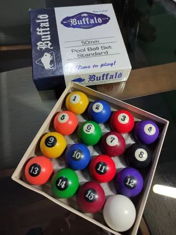 Jogo De Bolas Bilhar Sinuca Snooker 50mm + Bege 54mm