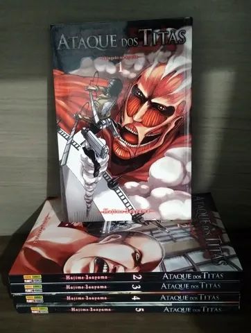 Mangá Ataque Dos Titãs Volume 04 Shingeki No Kyojin Lacrado