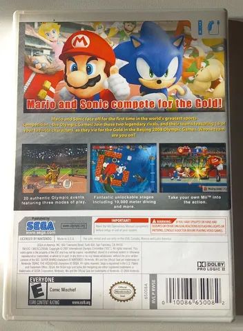 Usado: Jogo Mario & Sonic Olympic Games Beijing 2008 - Wii em