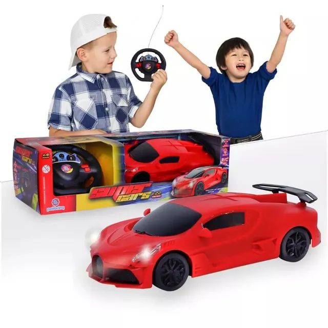 Carrinho Controle Remoto Brinquedo Criança Ultra Carros - Polibrinq