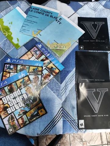 Gta 5 Original de Ps3 Com Mapa em perfeito estado - Videogames