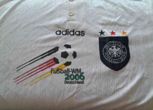 CAMISA ALEMANHA ADIDAS COPA 2006 EDICAO ESPECIAL MADE IN PORTUGAL RARA FRETE GRATIS - Foto 3