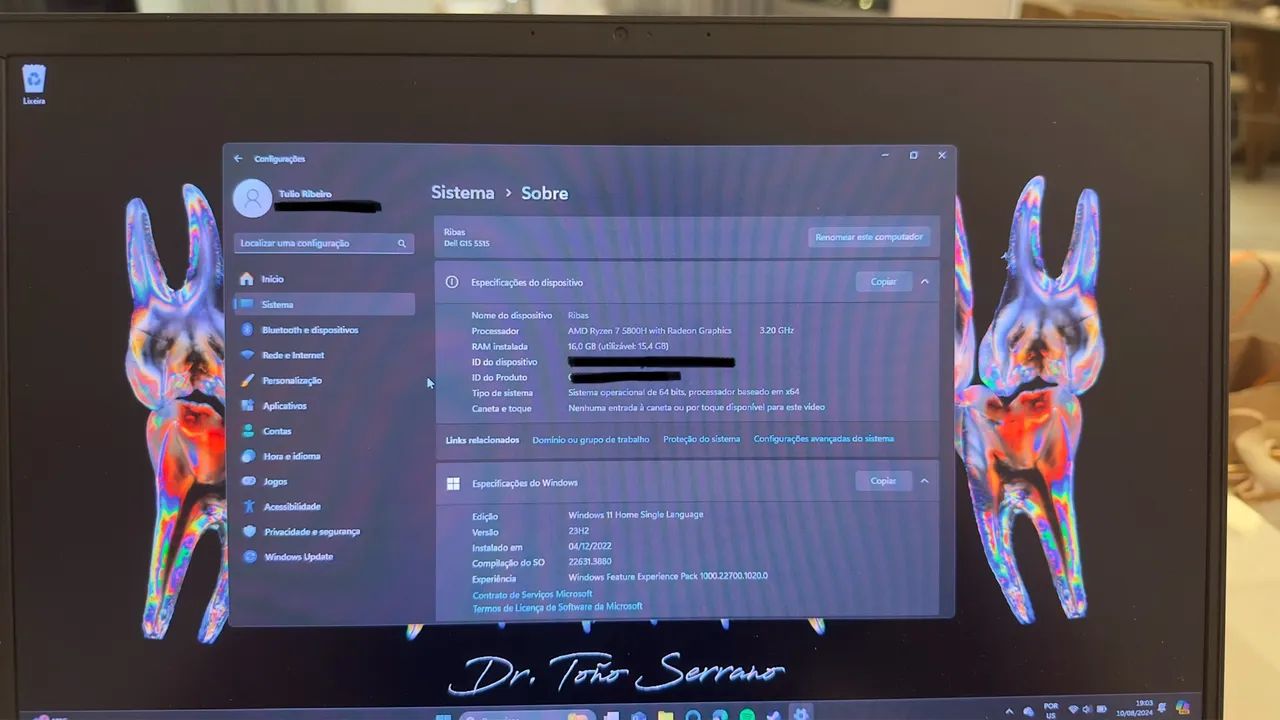 Dell G15 Ryzen 7 RTX 3060 16Gb 512 SSD - Foto 4