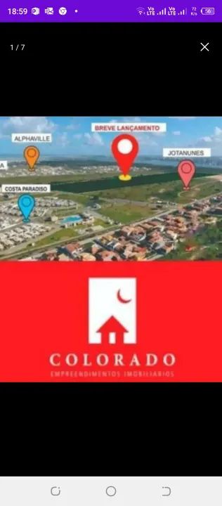 OFERTA - LOTES NO LUAR DA BARRA 2 COLORADO - (QUADRAS: 1, 8, 9, 10, 12, 13, 14, 17, 18, 19 - Foto 6