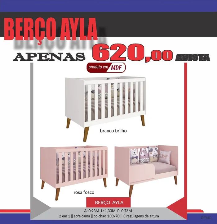 Berço Ayla faça seu orçamento 