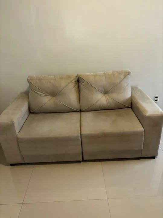 Sofá de 3 lugares em ótimo estado - Foto 2