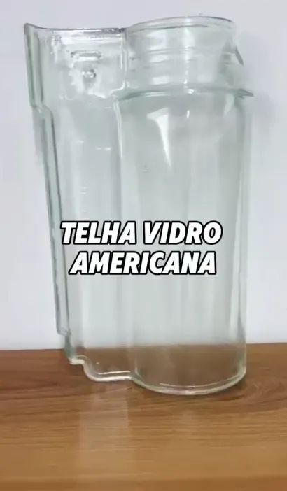   Telha de Vidro Modelo Americana Tradicional Telhado  